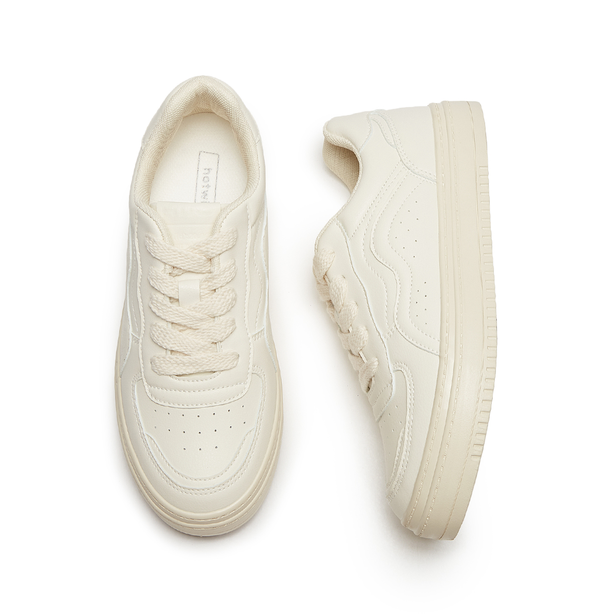 Shop Hotwind Low-Top Sneakers 'Beige Simplicity' H14M3709