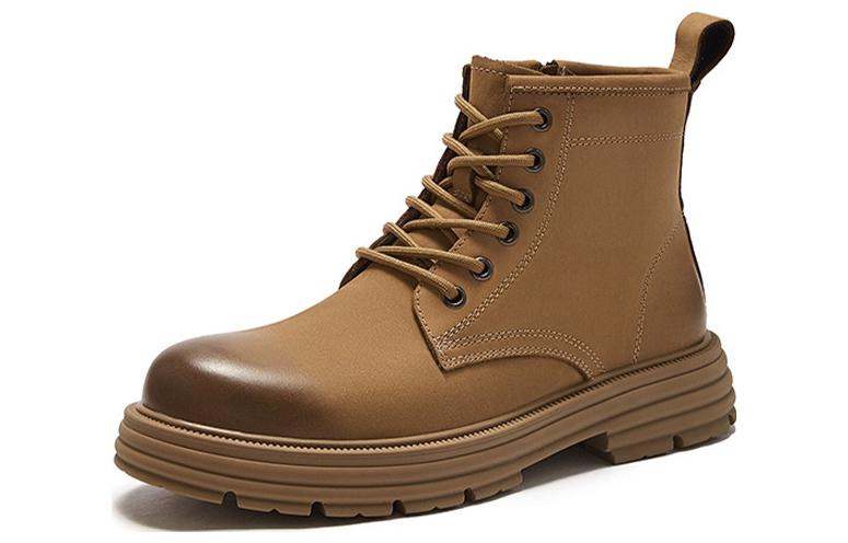 Lookbook Hotwind Martin Boots ''Apricot'' Kasut But Lelaki Warna Aprikot. H95M2820