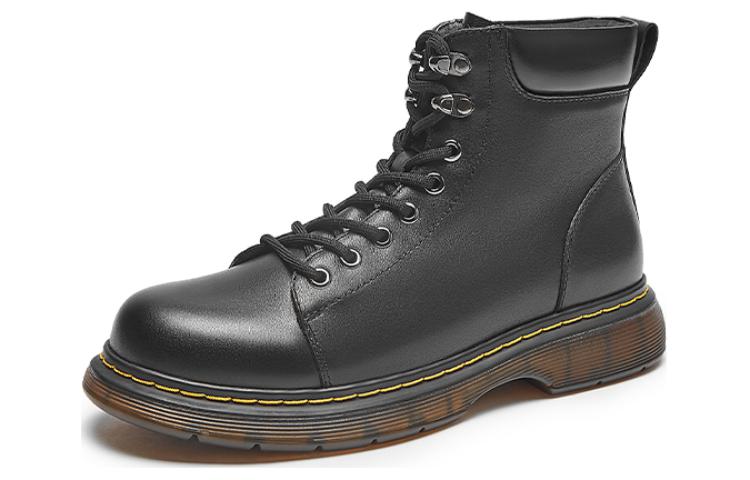 Order Botas Martin Hotwind 'Negras Casual Punta Redonda Media Pantorrilla' H95M2815