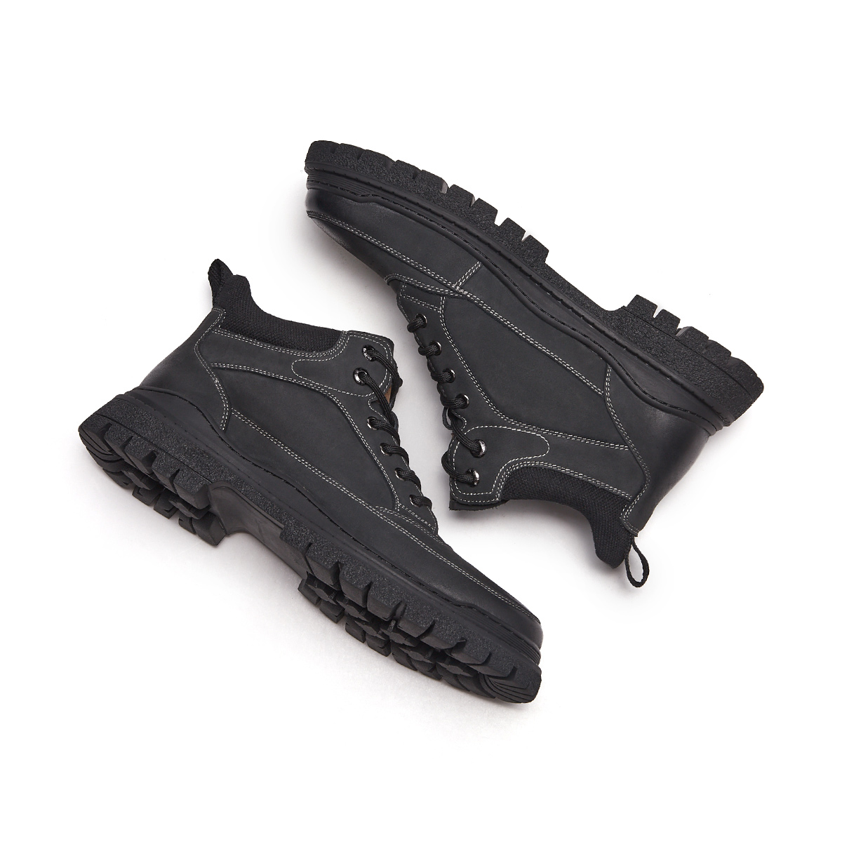 Shop 热风马丁靴 '头层猪皮工装短靴' H95M3817