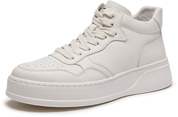 Hotwind Mid-Top Sneaker 'First Layer Cowhide Round Toe Lace-Up' H91M3402 Details for Hotwind Mid-Top Sneaker 'First Layer Cowhide Round Toe Lace-Up' H91M3402