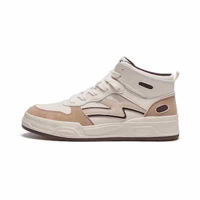 Hotwind Mid-Top Sneakers 'Simple Round Toe Lace-Up CMFT Thick Sole'
