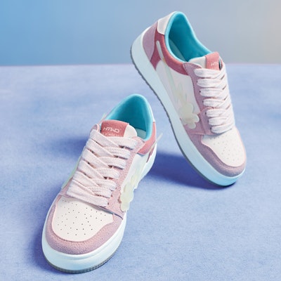 Hotwind Mirror Seri Unisex Kulit 'Floral Low Top Platform' H14W3135 Purchase Hotwind Mirror Seri Unisex Kulit 'Floral Low Top Platform' H14W3135