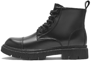 Hotwind PU Casual Lace-up Round Toe Martin Boots 'Black' H96M2808 Hotwind PU Casual Lace-up Round Toe Martin Boots 'Black' H96M2808