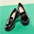 Hotwind PU Platform Round Toe Slip-On Loafers '3cm Thick Sole Women's' H02W3700