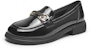 Hotwind PU Platform Round Toe Slip-On Loafers '3cm Thick Sole Women's' H02W3700