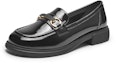Cheap Hotwind PU Platform Round Toe Slip-On Loafers '3cm Thick Sole Women's' H02W3700