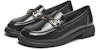 Hotwind PU Platform Round Toe Slip-On Loafers '3cm Thick Sole Women's' H02W3700