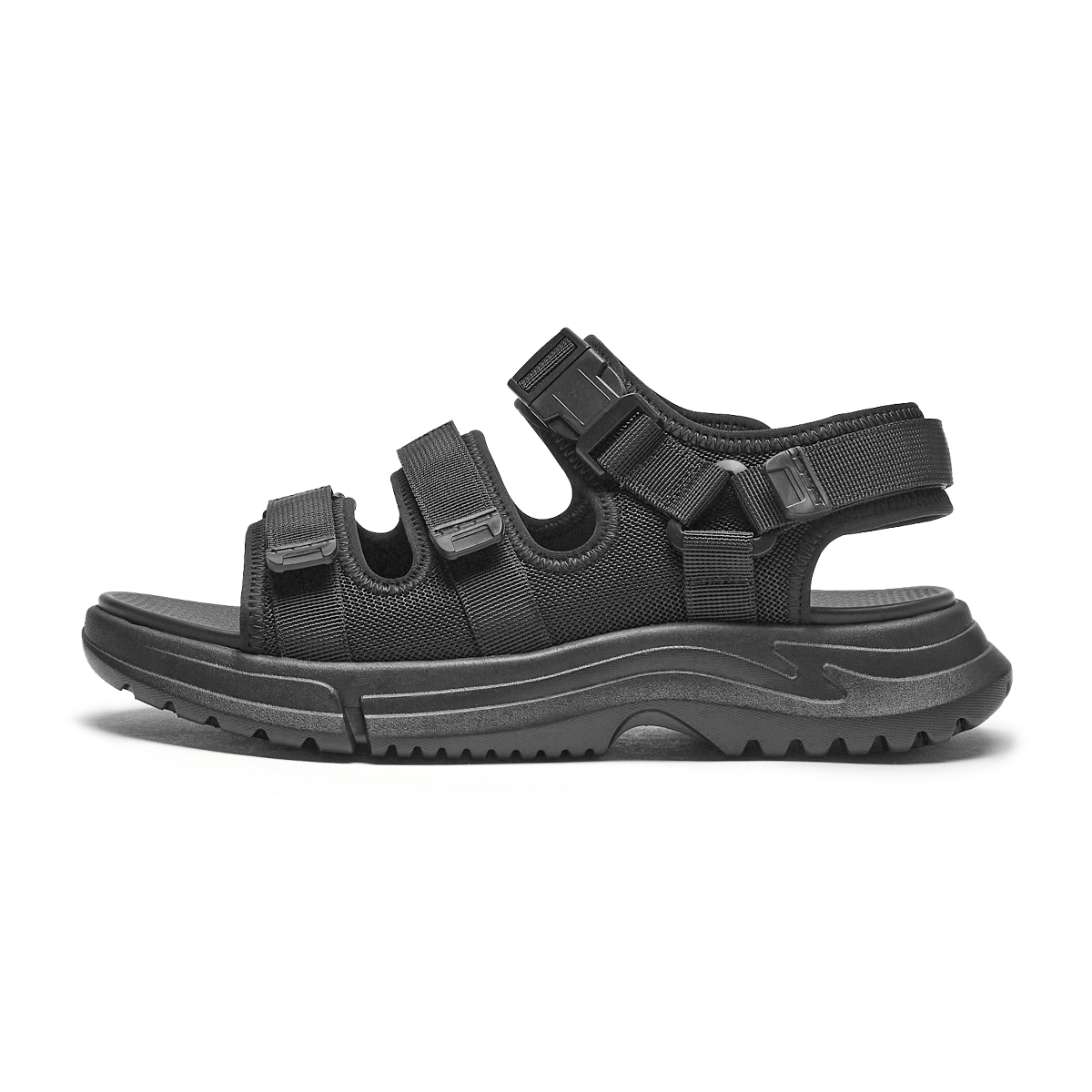 Hotwind PU Velcro Thick Sole Fashion Slide '4cm Men's' H65M3610