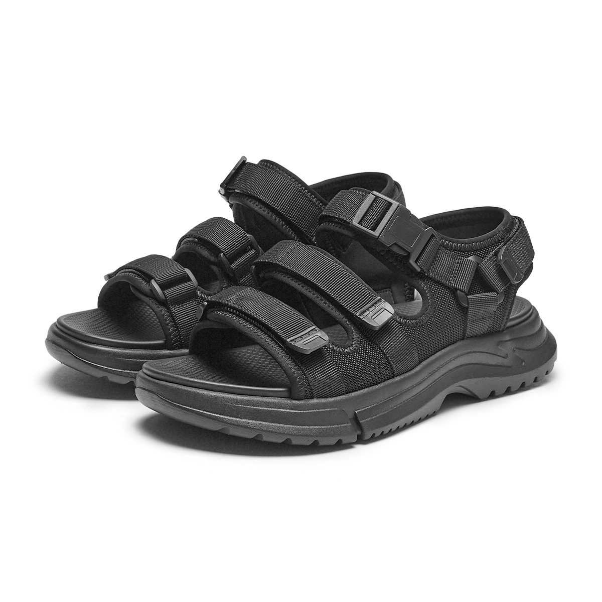 Lookbook Sandalias Moda Suela Gruesa Velcro PU Hotwind '4cm Hombre' H65M3610