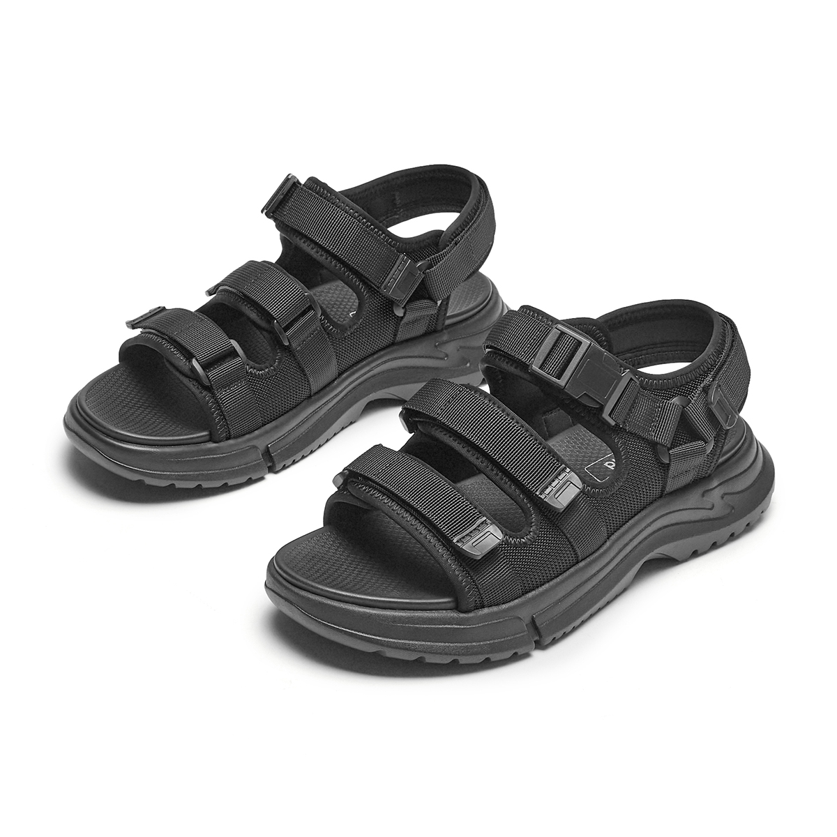 Shop Sandalias Moda Suela Gruesa Velcro PU Hotwind '4cm Hombre' H65M3610