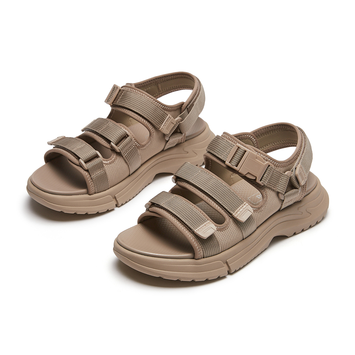 Cheap Sandalias Moda Suela Gruesa Velcro PU Hotwind '4cm Hombre' H65M3610