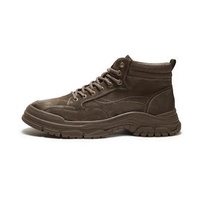 Hotwind Retro Round-Toe Casual Short Martin Boots 'Pigskin Leather'