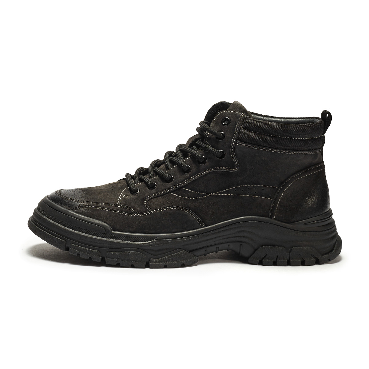 Purchase Botas Martin Cortas Retro Hotwind de Punta Redonda 'Cuero de Cerdo' Casual H95M3432