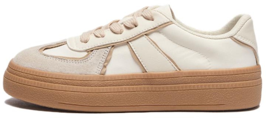 Hotwind Retro Round Toe Lace-Up Comfort Thick Sole Low-Top Sneaker 'Women's Edition' H14W3741 Order Hotwind Retro Round Toe Lace-Up Comfort Thick Sole Low-Top Sneaker 'Women's Edition' H14W3741