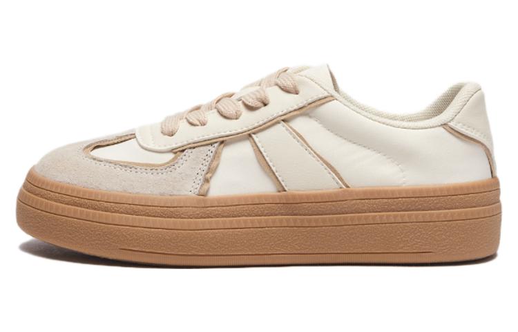 Order 핫윈드 여성 레트로 라운드토 레이스업 편안한 두꺼운 밑창 로우탑 스니커즈 H14W3741