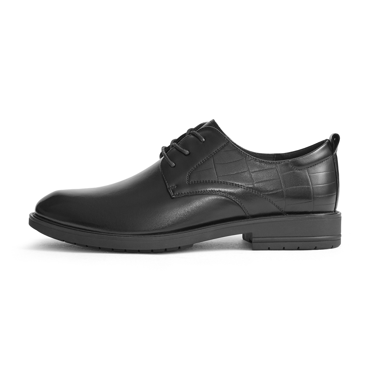 Hotwind Round Toe Lace-Up 'Formal Black Leather' H43M3708