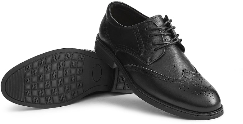 Hotwind Ruizhi Series Derby 'Black Carved Business' H43M0732 Lookbook Hotwind Ruizhi Series Derby 'Black Carved Business' H43M0732