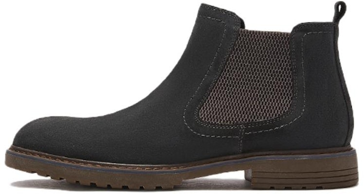 Hotwind Split Cowhide Leather Retro Casual Mid-Ankle Chelsea Boots '3.5cm Men's' H78M2402 Buy Hotwind Split Cowhide Leather Retro Casual Mid-Ankle Chelsea Boots '3.5cm Men's' H78M2402