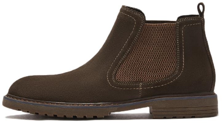Hotwind Split Cowhide Leather Retro Casual Mid-Ankle Chelsea Boots '3.5cm Men's' H78M2402 Lookbook Hotwind Split Cowhide Leather Retro Casual Mid-Ankle Chelsea Boots '3.5cm Men's' H78M2402