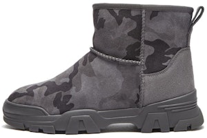 Hotwind Suede Fashion Casual Fleece-Lined Thick Sole Ankle Snow Boots 5cm 'Grey' H89M2407 Hotwind Suede Fashion Casual Fleece-Lined Thick Sole Ankle Snow Boots 5cm 'Grey' H89M2407