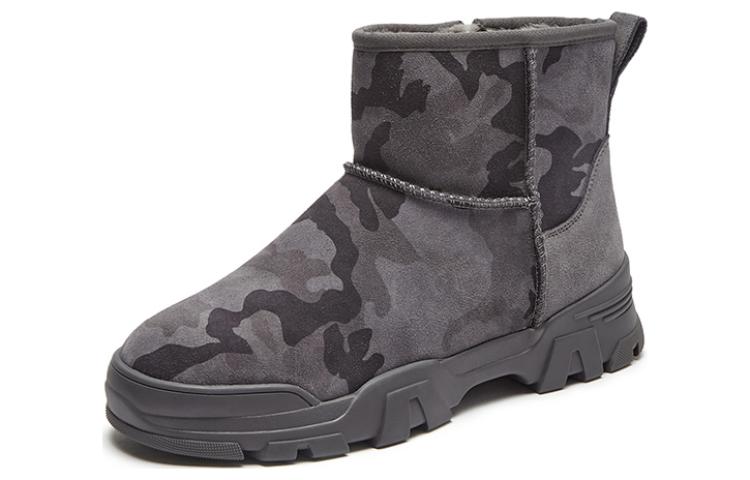 Order 热风绒面时尚休闲加绒厚底短筒雪地靴 5厘米 '灰色' H89M2407