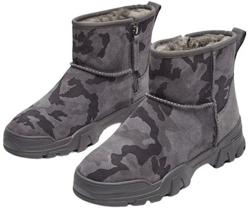 Hotwind Sepatu Boots Suede Fleece Sole Tebal 5cm Gaya Kasual Warna Abu-Abu H89M2407 Lookbook Hotwind Sepatu Boots Suede Fleece Sole Tebal 5cm Gaya Kasual Warna Abu-Abu H89M2407