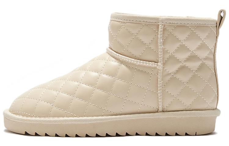 Shop Hotwind Sepatu Bot Salju Kulit Sintetis Wanita Lapis Bulu Nyaman ''3cm'' H89W2832