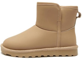 Hotwind Synthetic Leather Fashion Casual Round Toe Mid-Calf Snow Boots 'Women's Style' H89W2820 Hotwind Synthetic Leather Fashion Casual Round Toe Mid-Calf Snow Boots 'Women's Style' H89W2820