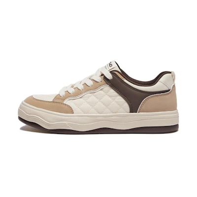 Hotwind Synthetic Leather Low Top 'Patchwork Color Block'