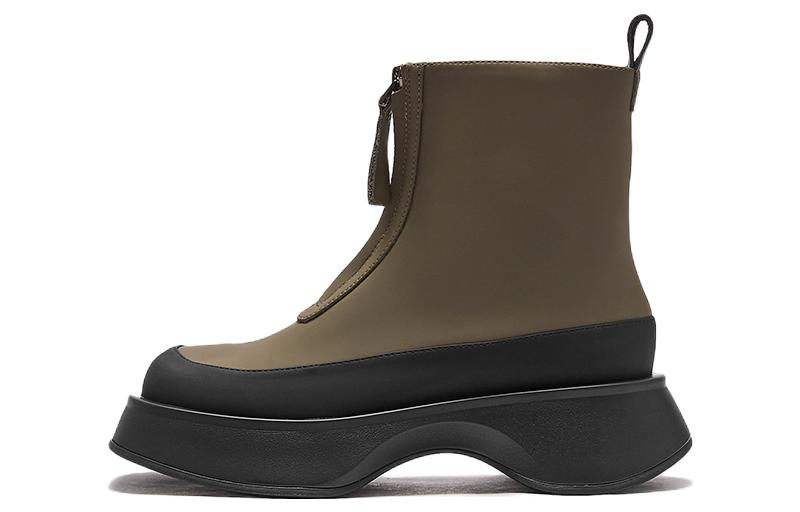 Order ホットウィンド 合成革 丸いつま先 暖かい快適 アンクルブーツ レディース ショートブーツ H82W2493