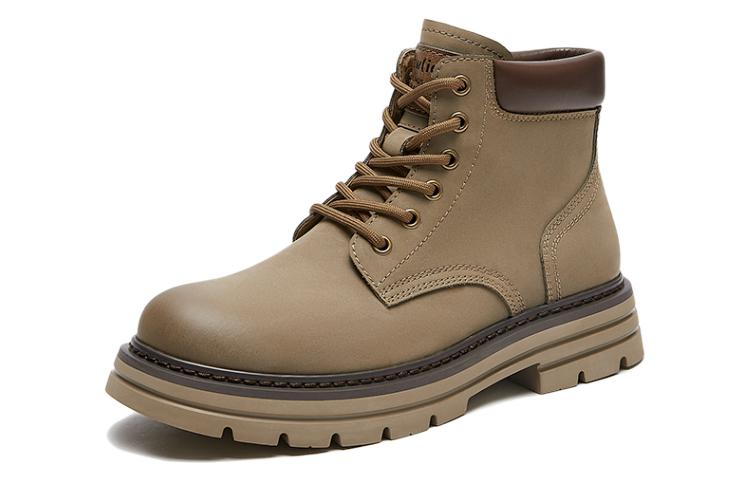 Shop Hotwind But Martin Bertapak Tebal Kulit Bersalut Kasual Fesyen Lelaki. H95M2836