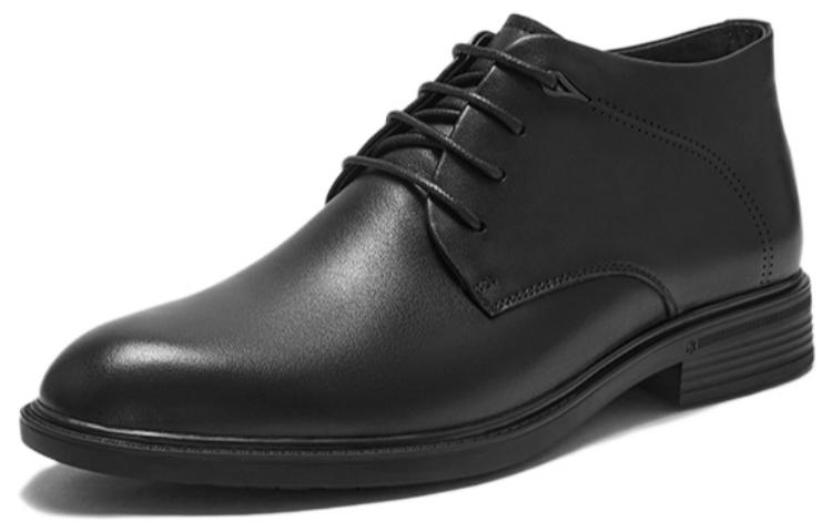 Hotwind Top-Grain Leather Dress Shoes 'Black Business Casual' 圖 2