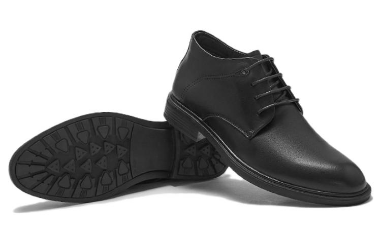 Hotwind Top-Grain Leather Dress Shoes 'Black Business Casual' 圖 4