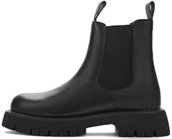 Hotwind Top Grain Leather Fashion Casual All-Match Chelsea Boots 'Black 4.5cm' H95M1455 Hotwind Top Grain Leather Fashion Casual All-Match Chelsea Boots 'Black 4.5cm' H95M1455