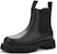 Hotwind Top Grain Leather Fashion Casual All-Match Chelsea Boots 'Black 4.5cm' H95M1455
