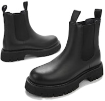 Hotwind Sepatu Chelsea Kulit Asli Kasual 'Hitam 4.5cm' H95M1455 Shop Hotwind Sepatu Chelsea Kulit Asli Kasual 'Hitam 4.5cm' H95M1455