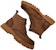 Hotwind Top Layer Cowhide Fashion Casual Lace-Up Comfortable Ankle Martin Boots 'Brown' H95M2403