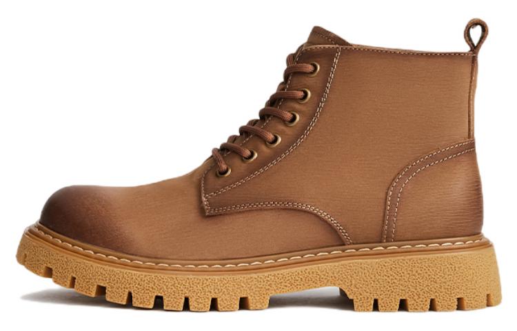 Shop Botas Martin de Cuero Genuino Caña Baja Marrones Casual y Cómodas Hotwind H95M2403
