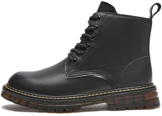 Botas Martin Negras de Piel de Vaca con Cordones y Punta Redonda para Hombre H95M2850 Buy Botas Martin Negras de Piel de Vaca con Cordones y Punta Redonda para Hombre H95M2850