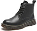 Order Botas Martin Negras de Piel de Vaca con Cordones y Punta Redonda para Hombre H95M2850