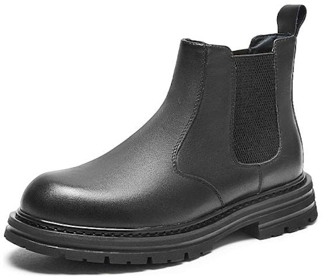 Hotwind头层牛皮休闲鞋‘黑色切尔西靴’ H95M2833 Order Hotwind头层牛皮休闲鞋‘黑色切尔西靴’ H95M2833