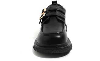 Huanqiu 'Gaya Inggris Sol Tebal Hitam' MZ-L02 Lookbook Huanqiu 'Gaya Inggris Sol Tebal Hitam' MZ-L02