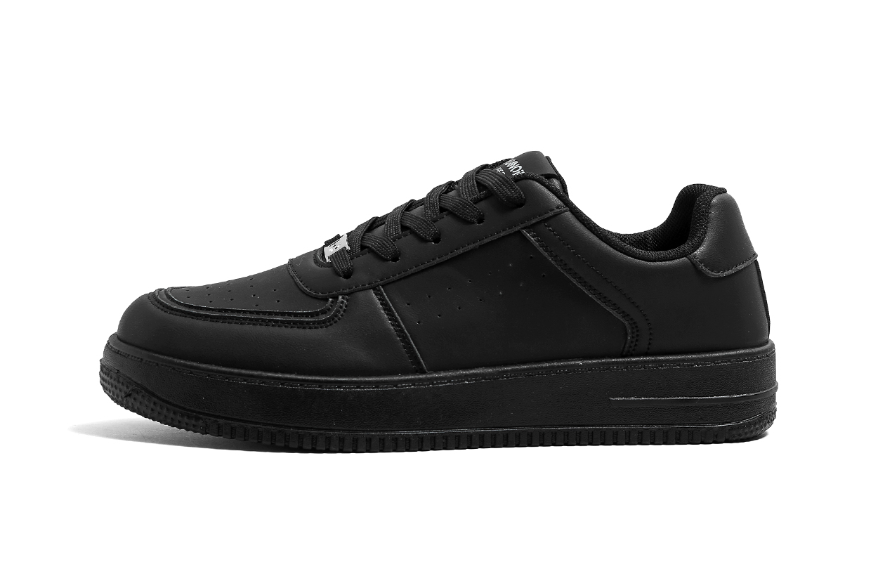 Huanqiu Black Low-Top Casual Non-Slip Sneakers YW-223829 Black