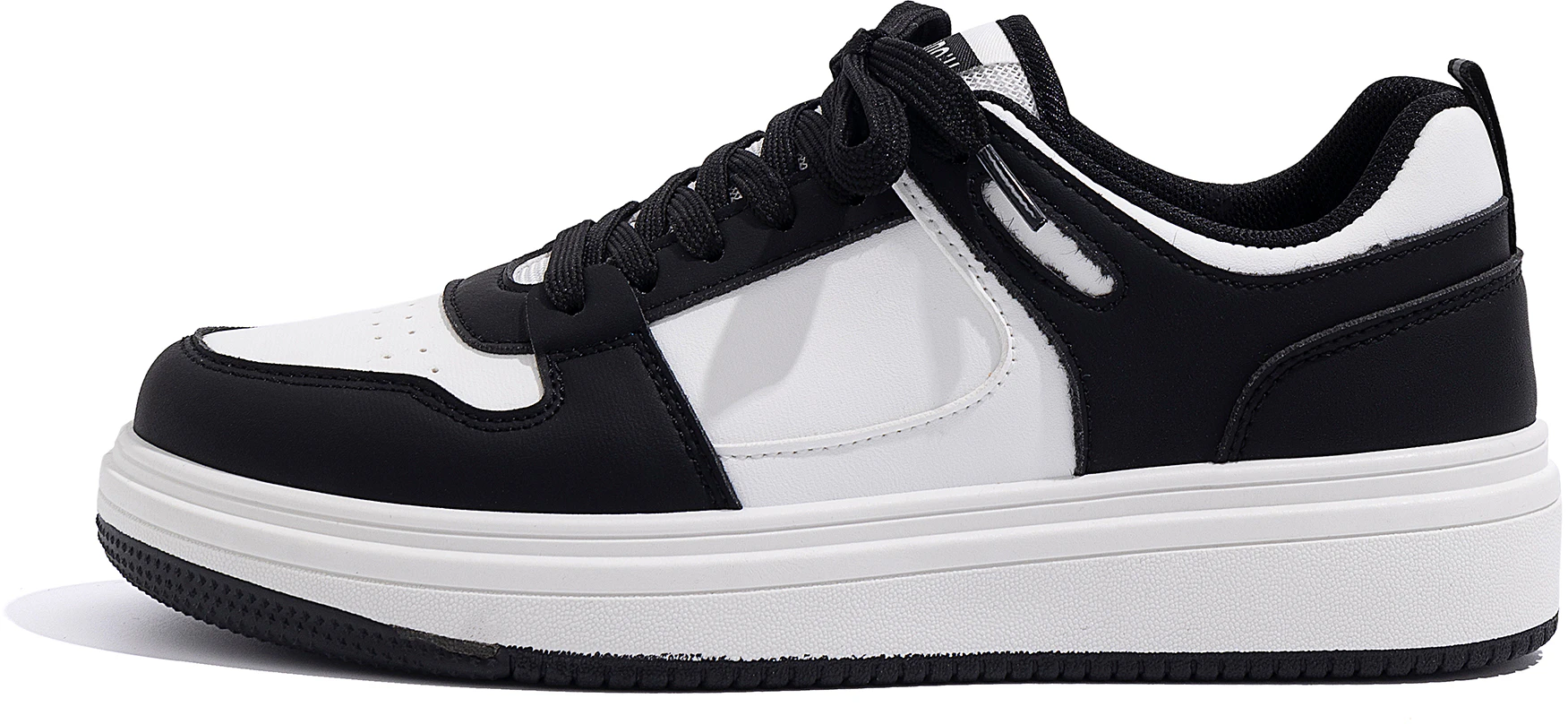 huanqiu-black-white-panda-low-top-casual-sneakers-men-s-white-black-stylish-comfort-zhq-hy-071-black-and-white