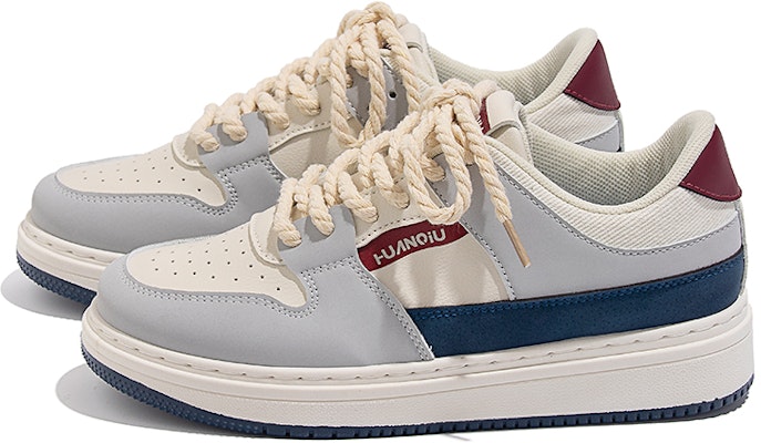 Huanqiu Canvas Low 'Beige Blue' ZHQ-HY003ML Order Huanqiu Canvas Low 'Beige Blue' ZHQ-HY003ML