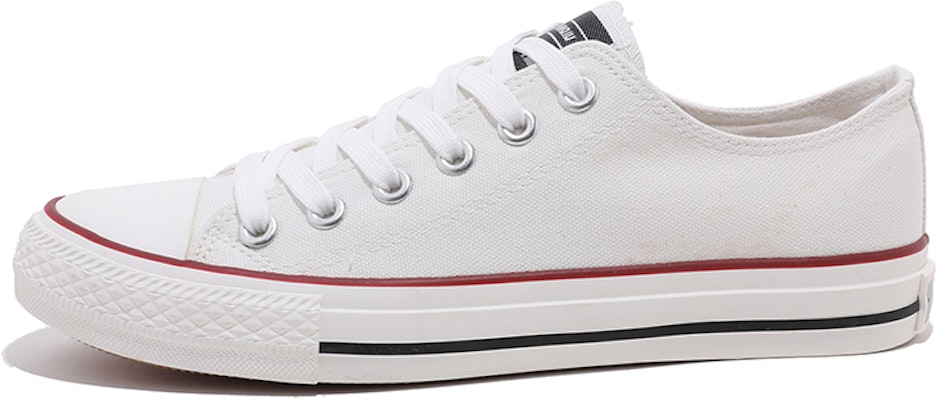 Huanqiu Canvas Low 'White' H7066WV Buy Huanqiu Canvas Low 'White' H7066WV