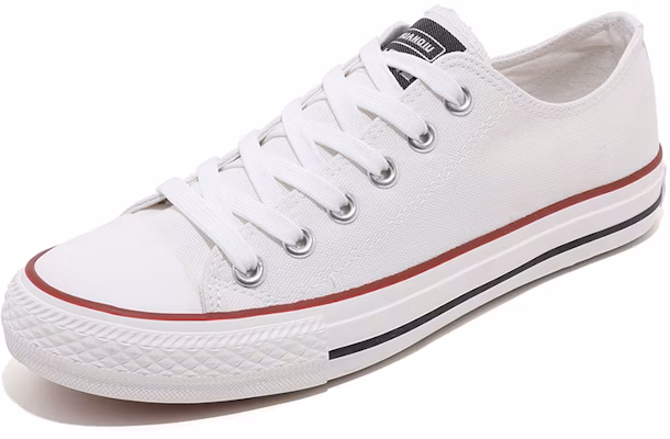 Huanqiu Canvas Low 'White' H7066WV Order Huanqiu Canvas Low 'White' H7066WV