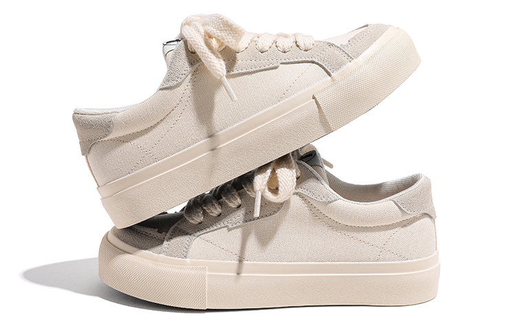 Purchase Huanqiu Sepatu Kanvas 'Beige Suede Patchwork' H23027M