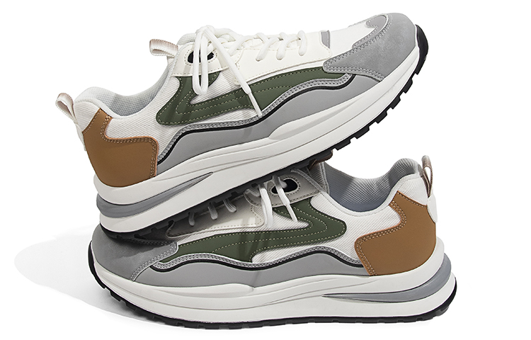 Huanqiu Canvas Splice Low 'Khaki Green' 圖 4